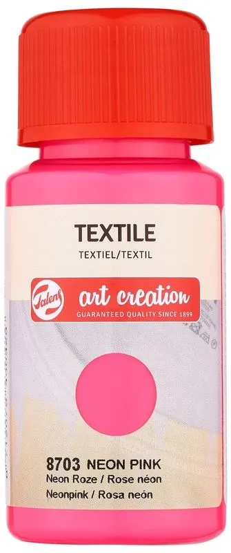 Farba do tkanin Textile Colour 50ml Neon Pink 8703, Talens