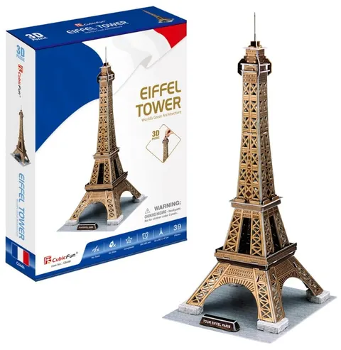 Puzzle 3D Wieża Eiffla - C044H, Cubic Fun
