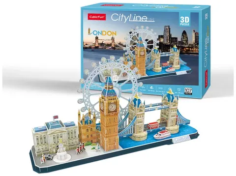 Puzzle 3D City Line London - Mc253H, Cubic Fun