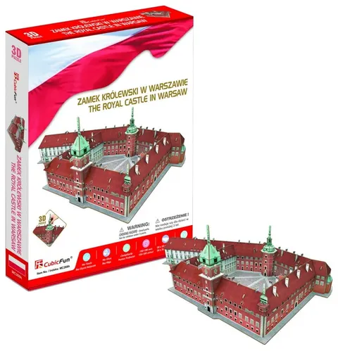Puzzle 3D Zamek Królewski - Mc268H, Cubic Fun