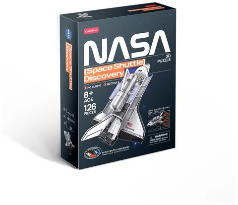 Puzzle 3D Nasa Space Shuttle Discovery, Cubic Fun