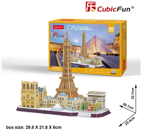 CUBIC FUN MC254H City Line PARIS puzzle 3D