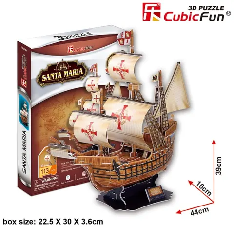 CUBIC FUN 40080 Żaglowiec Santa Maria