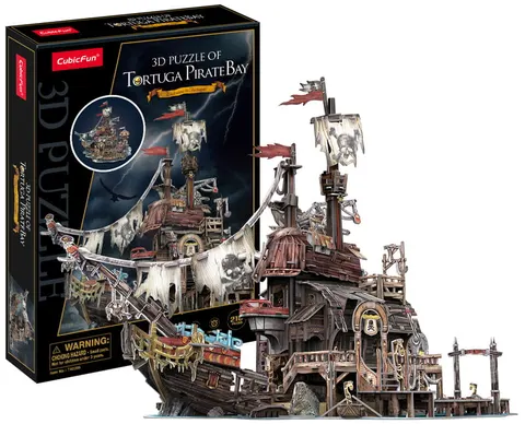 Puzzle 3D Zatoka Piratów - T4039H, Cubic Fun