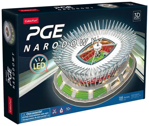 CUBIC FUN L541H Puzzle 3D PGE Narodowy LED