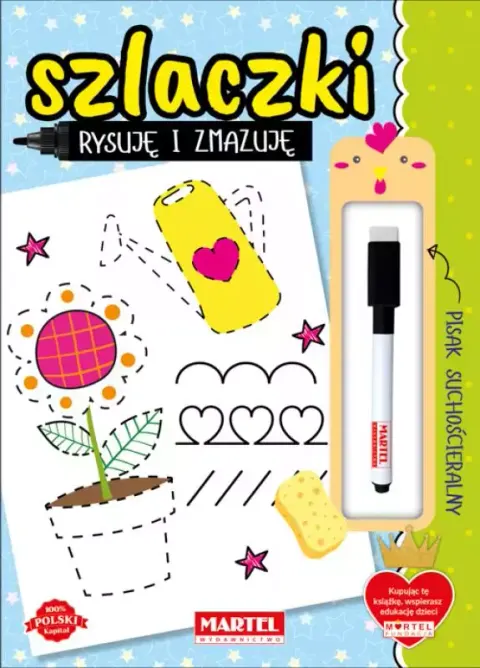 Książka Rysuję i zmazuję, Szlaczki, Martel