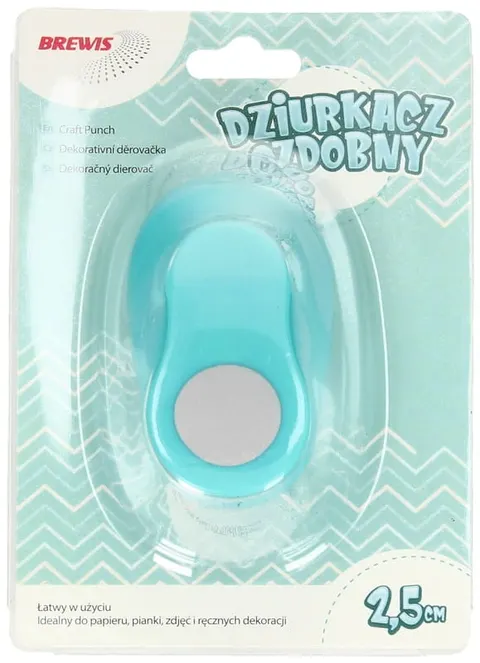 Dziurkacz ozdobny 2,5 cm KÓŁKO D25-19 BREWIS