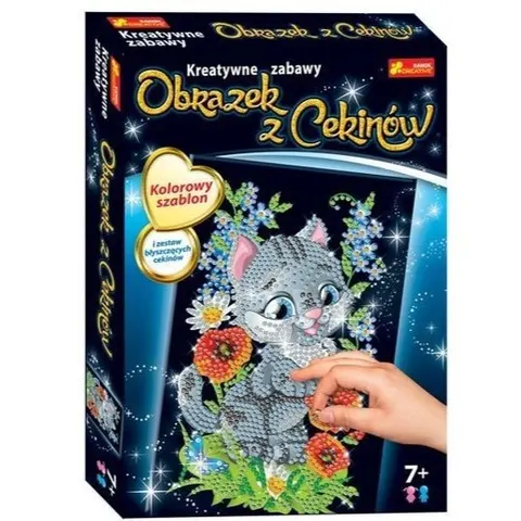 Cekinowy obrazek Kotek, Ranok-Creative