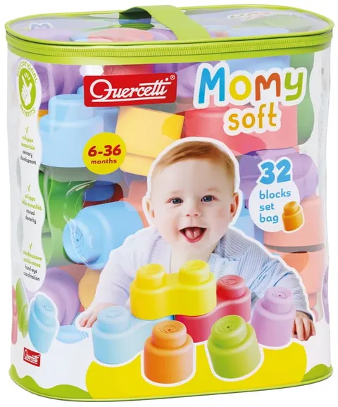 Klocki miękkie Momy 32-el., Quercetti