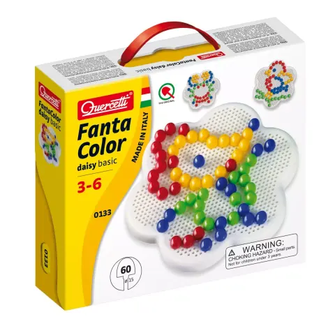 Mozaika 60-el. Fantacolor Daisy Basic Myszka, Quercetti