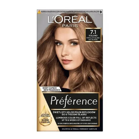 L'Oreal Paris Recital Preference Farba do włosów L 7.1 Islande
