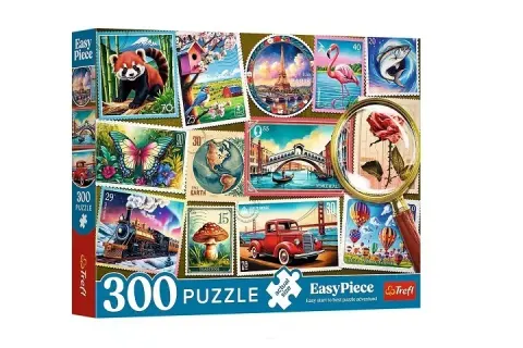 Puzzle 300-el. EasyPiece Znaczki pocztowe, Trefl
