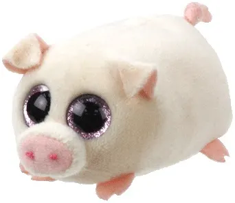 Maskotka Teeny Tys CURLY - Świnia 10cm, Ty