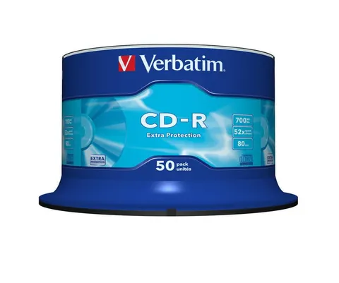 CD-R 700MB 52x VERBATIM cake 50szt