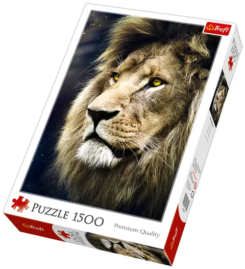 Puzzle 1500-el. Portret lwa, Trefl