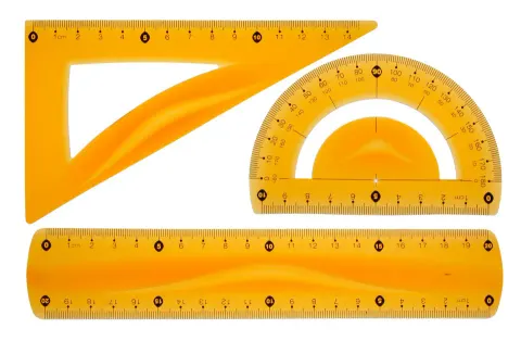 Zestaw geometryczny TETIS pomarańczowy /BL010-PK/