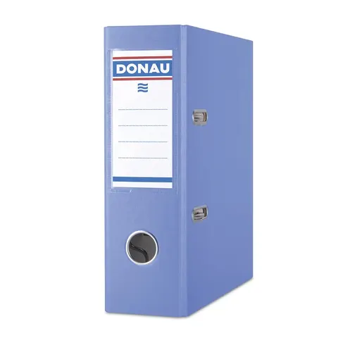 Segregator z mechanizmem A5 75mm DONAU MASTER PP kol. niebieski 3905001PL-10