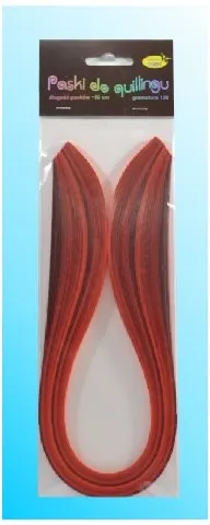 Paski do quillingu 10 mm x 50 cm 100 szt. czerwone, Galeria Hobby