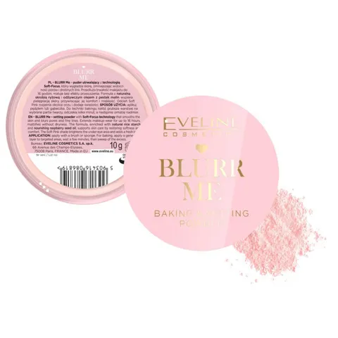 EVELINE BLURR ME Puder sypki utrwalający, efekt filtra 10 g