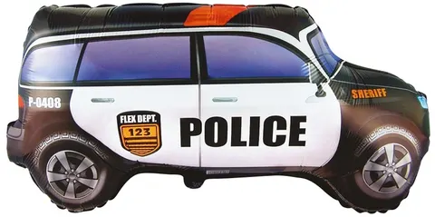 Balon foliowy 24" (60cm) FX - Police Car, Flexmetal