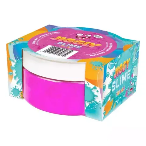 Masa klejowa Jiggly Slime - różowy perłowy 200g, Tuban