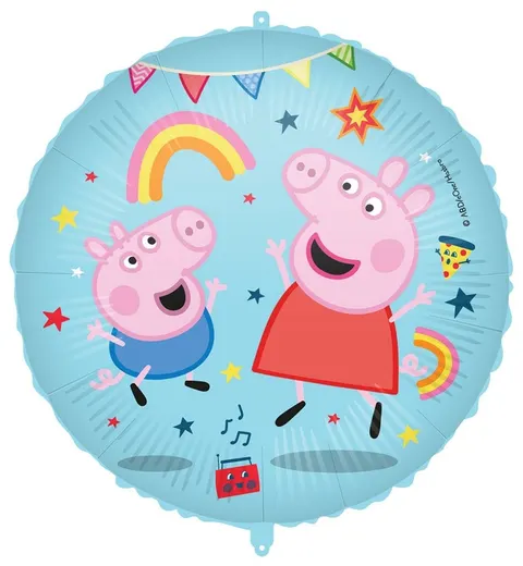 Balon foliowy 18" Peppa Pig Messy Play, GoDan