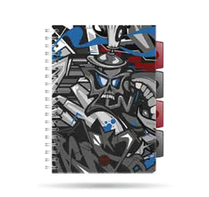 Kołonotes A5 PP Street Art CoolPack, Patio