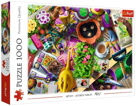 Puzzle 1000 el. Porządki w ogrodzie 10927, Trefl