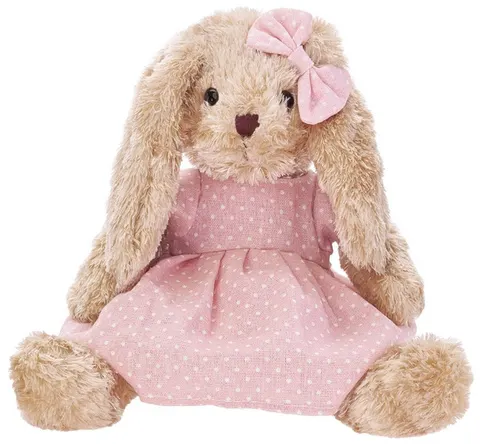 Królik Rosalie w sukience różowej 30cm Beppe