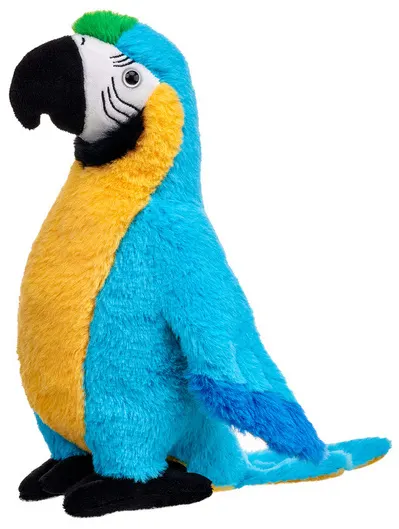 Maskotka Papuga Ara niebieska 22cm, Beppe