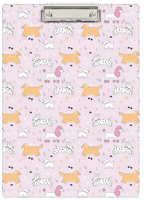 Deska z klipsem A4 z nadrukiem Puppies, Biurfol