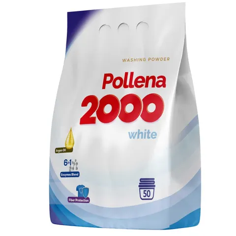 POLLENA 2000 Proszek do prania BIEL 50 prań, 2,75 kg