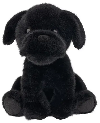 Maskotka Pies Buldog czarny 25cm, Beppe