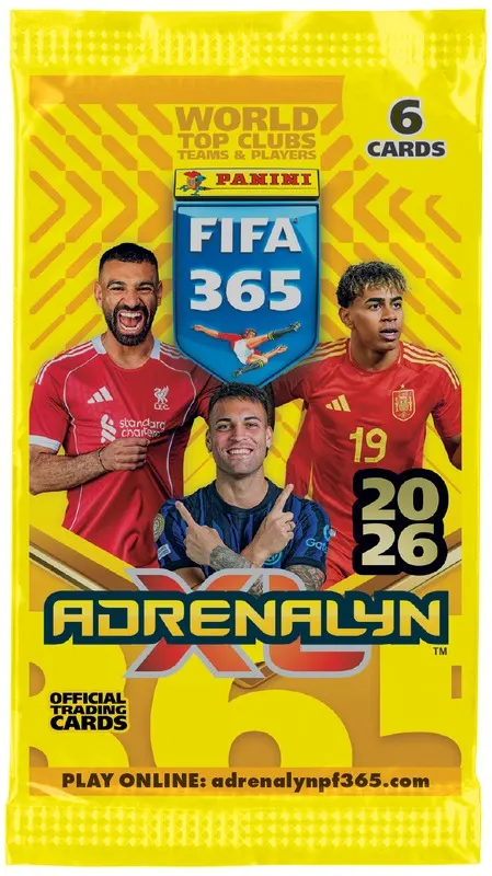 Karty piłkarskie FIFA 365 Adrenalyn XL 2026 saszetka, Panini