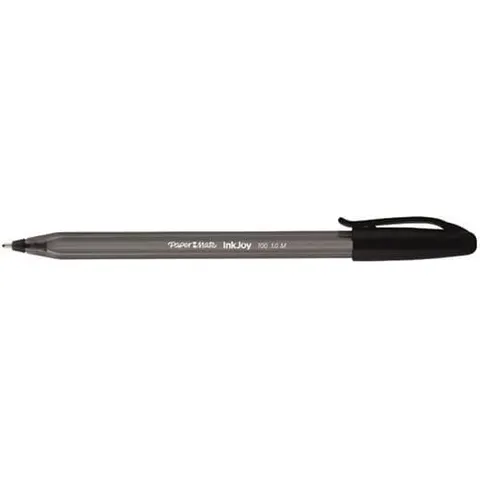 Długopis Ink Joy 100 z zatyczką czarny M 80+20gratis Paper Mate