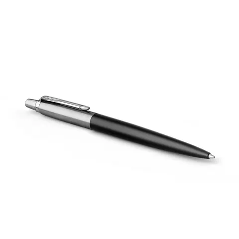 Długopis olejowy automatyczny PARKER JOTTER Bond Street Black CT kol. obudowy czarny wkład niebieski pudełko ozdobne 1953184 + GRAWER