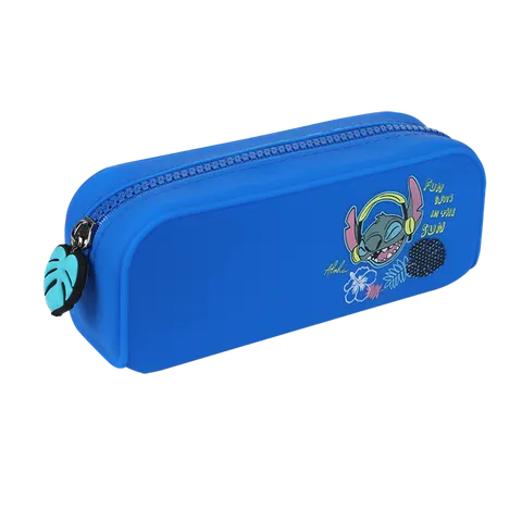 Coolpack Disney Black Saszetka Silikonowa Piórnik Etui Tuba Jednokomorowa Bez Wyposażenia Stitch Granatowy