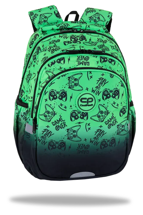 Plecak szkolny Jerry Game Over Gradient Green CoolPack, Patio