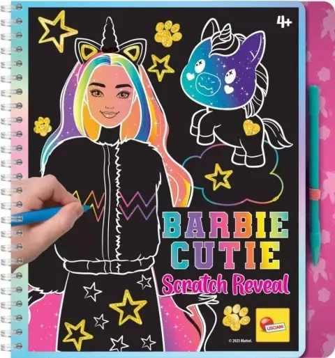 Wydrapywanka Barbie Cutie Scratch Reveal, Lisciani