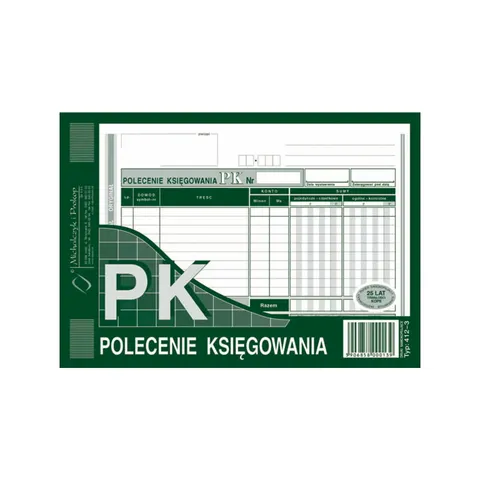 Druk "Polecenie Księgowania" A5 MICHALCZYK I PROKOP /412-3/