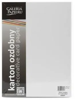 Karton ozdobny Iceland biały 20 ark. A4 230 g/m2, Galeria Papieru