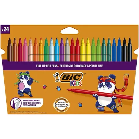 Flamastry BIC Kids Visa 24szt.