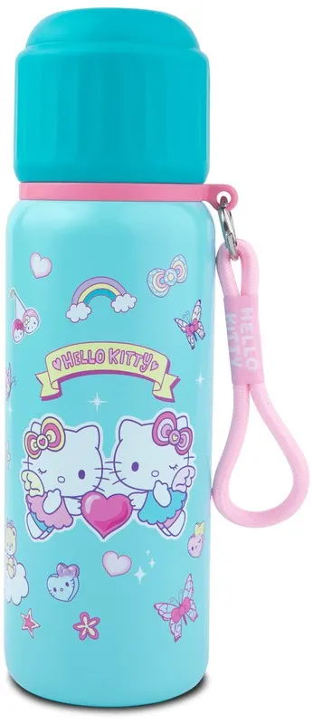 Bidon / Termos metalowy light blue Pink 1 Hello Kitty, Patio