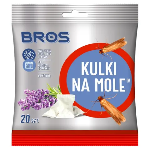 BROS Kulki na mole lawenda, 20 szt