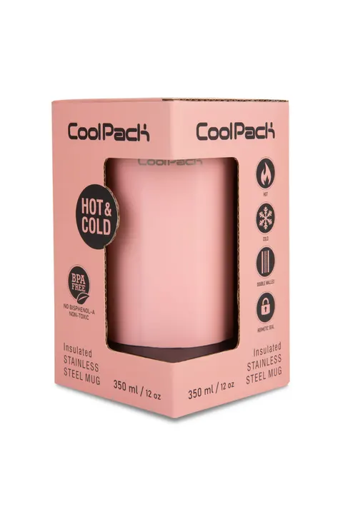 Kubek termiczny 350ml Tom Coffee Mug Pink Coolpack, Patio