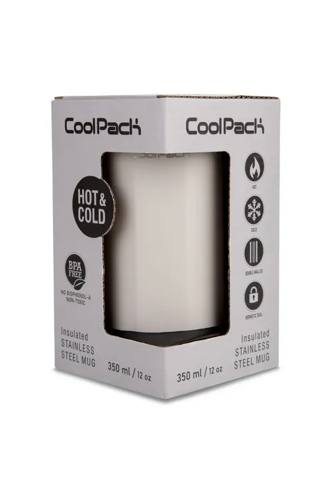 Kubek termiczyny 350ml Tom Coffee Mug Grey Coolpack, Patio