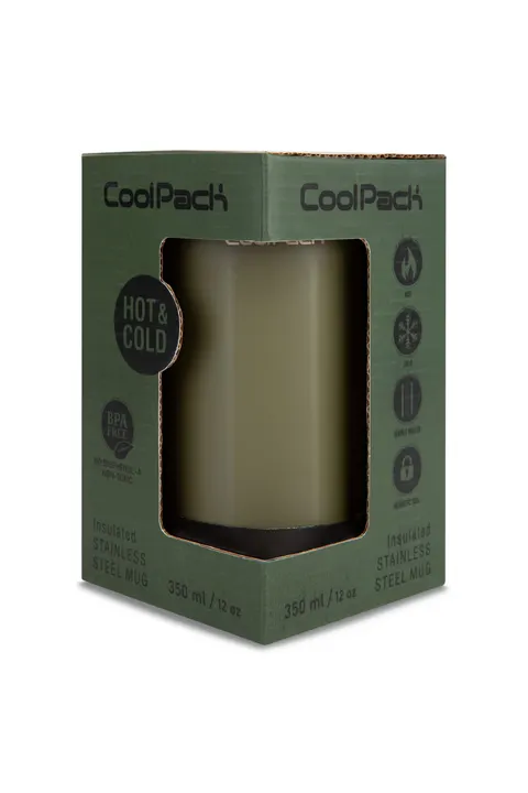 Kubek termiczyny 350ml Tom Coffee Mug Olive Green Coolpack, Patio