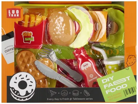 Zestaw kuchenny z akcesoriami Fast Food, Mega Creative