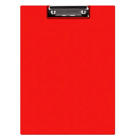 Deska z klipem A4 zamykana Q-CONNECT PVC czerwona /KF01302/
