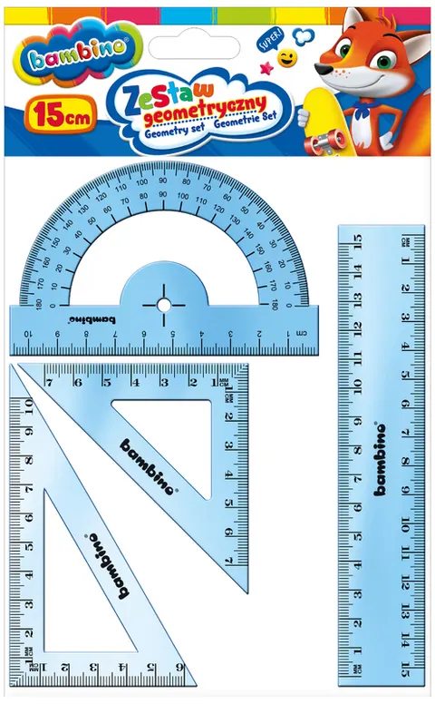 Zestaw geometryczny 4-el 15cm Bambino, St.Majewski